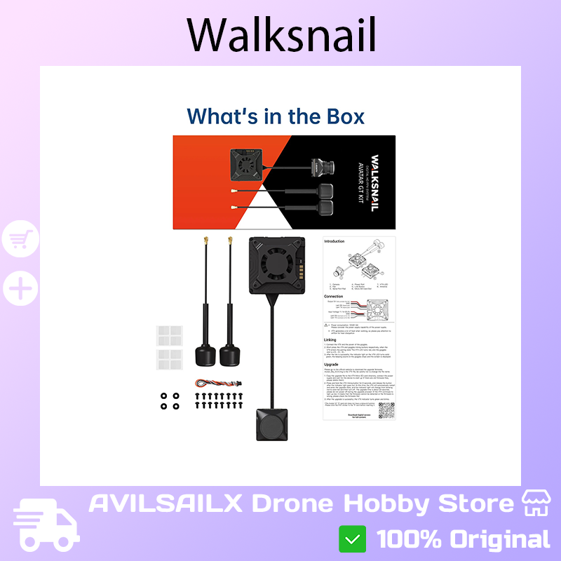 Walksnail Avatar Gt Kit 2W Vtx - Walksnail Avatar GT FPV Kit Max