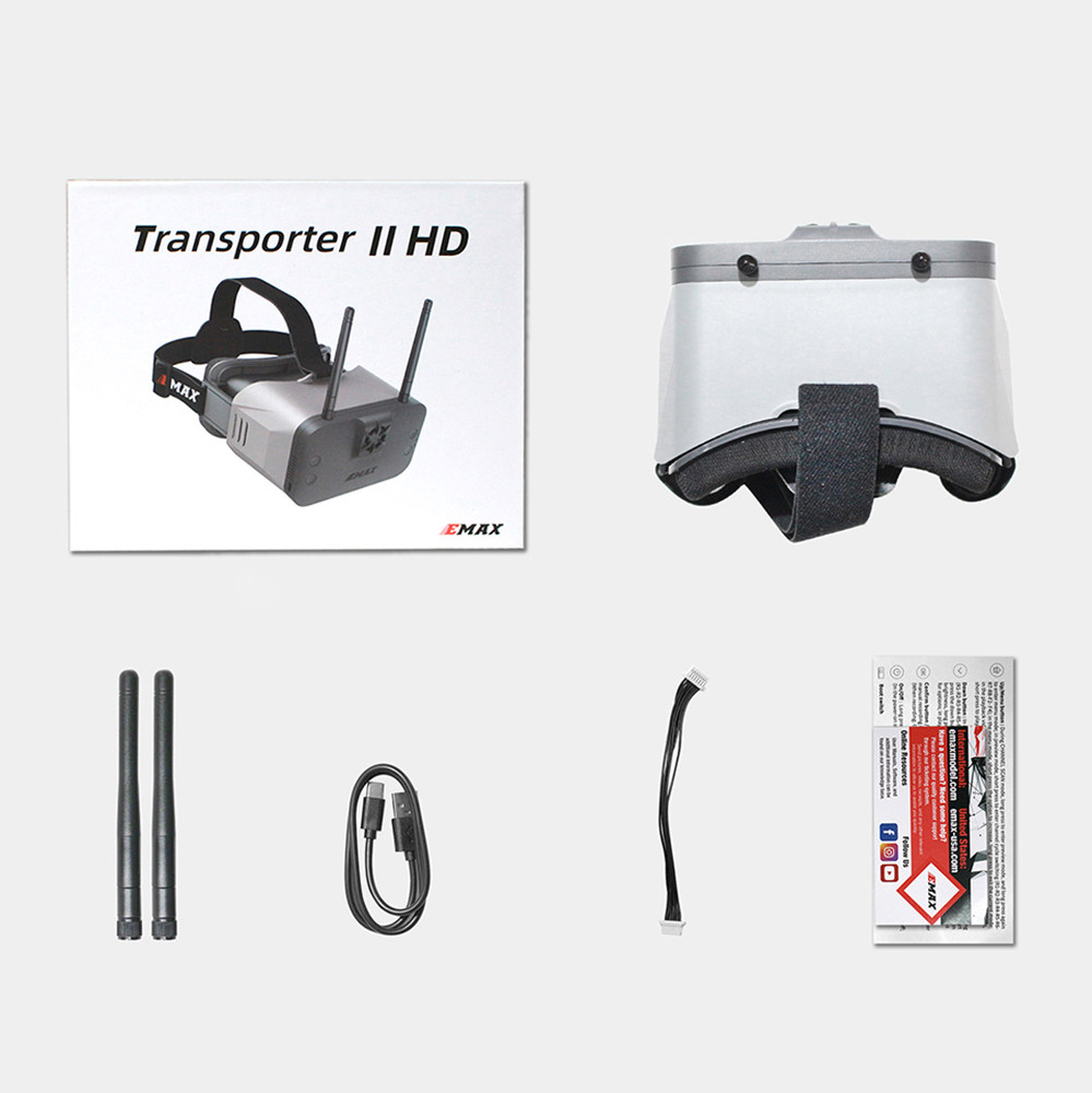 EMAX Transporter II HD Digital - огляд і ціна Hdzero Goggles Digital Hd Fpv