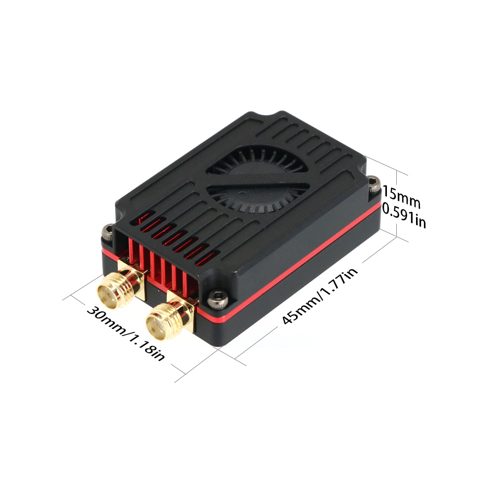 RUSHFPV 5.8G 2.5W VTX 4.9G 8+4 - огляд і ціна Rushfpv Rush Max Solo 5.8G 2.5W Vtx