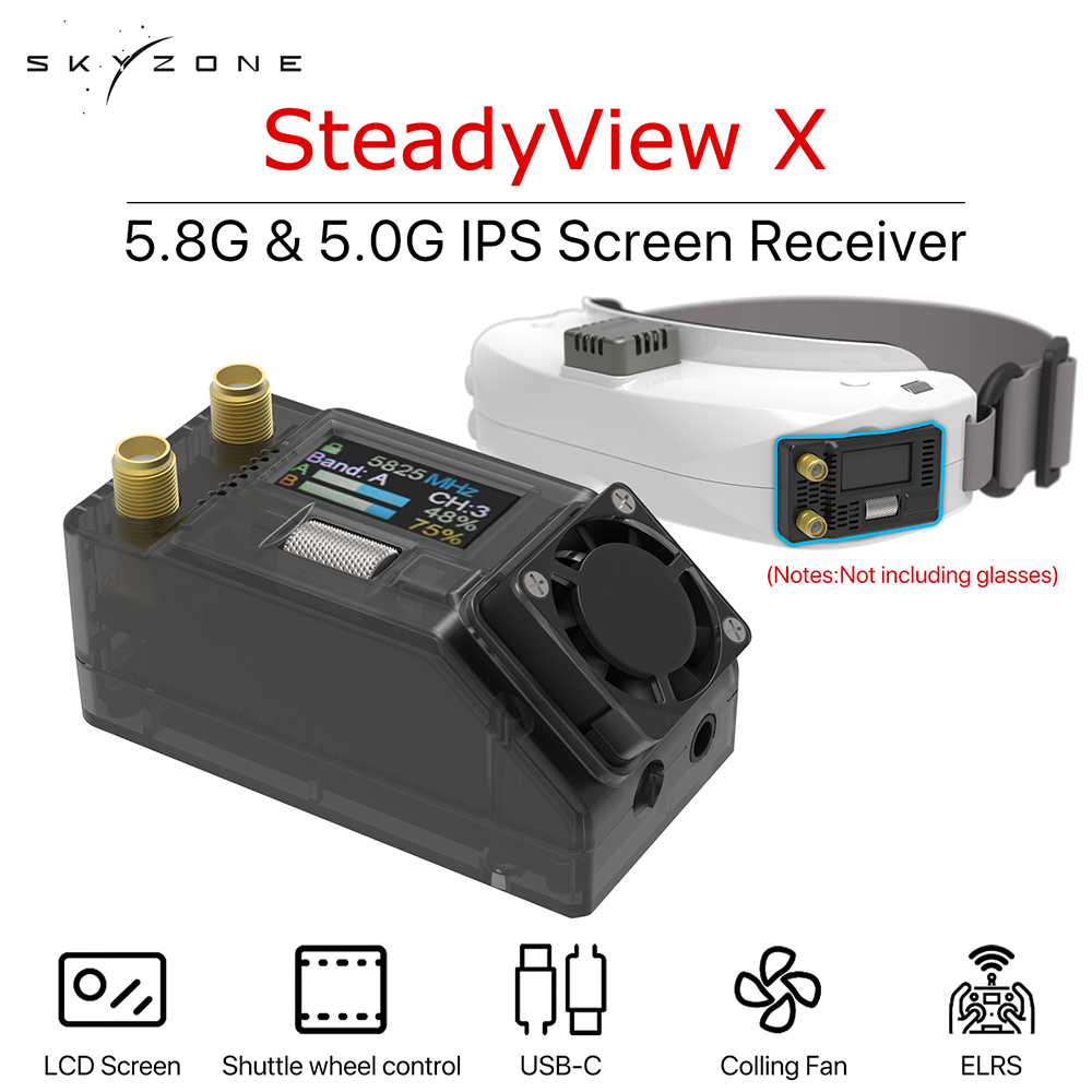 SKYZONE Steadyview X 5/5.8G Re - огляд і ціна Skyzone Steadyview X Receiver Module