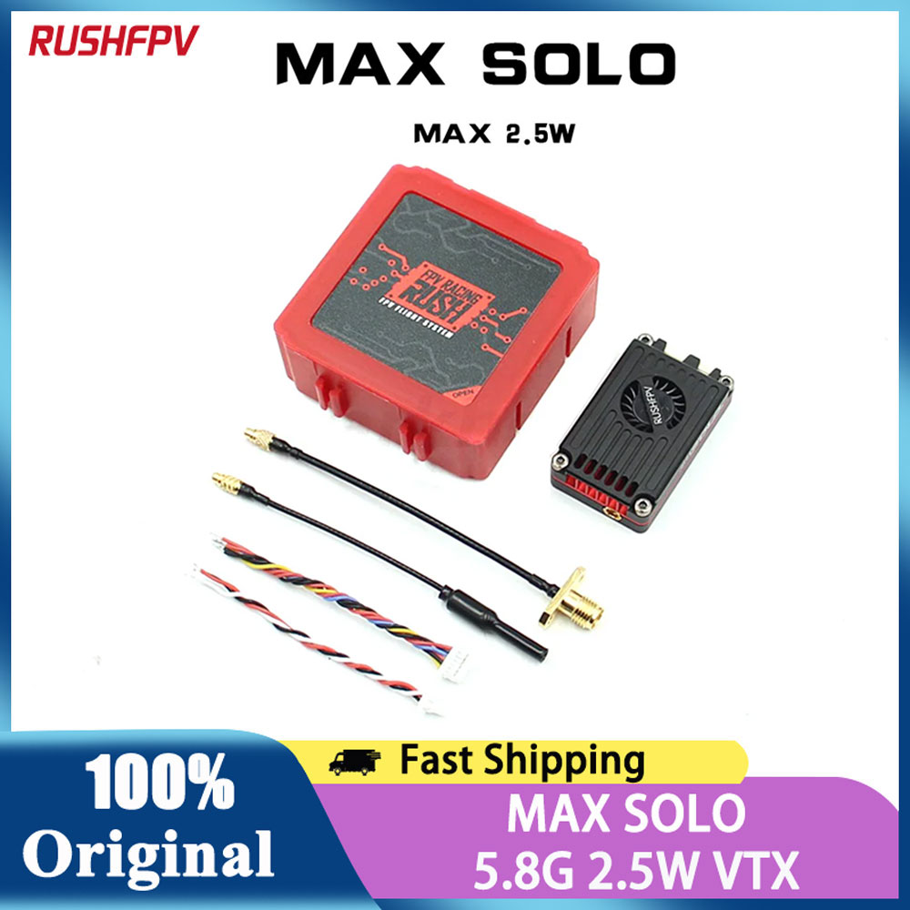 RUSHFPV RUSH MAX SOLO 5.8GHz 2 - огляд і ціна Rushfpv Rush Max Solo 5.8G 2.5W Vtx